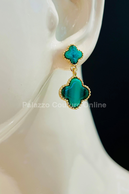 Belive Me Earrings (Green) One Size / Green Gold