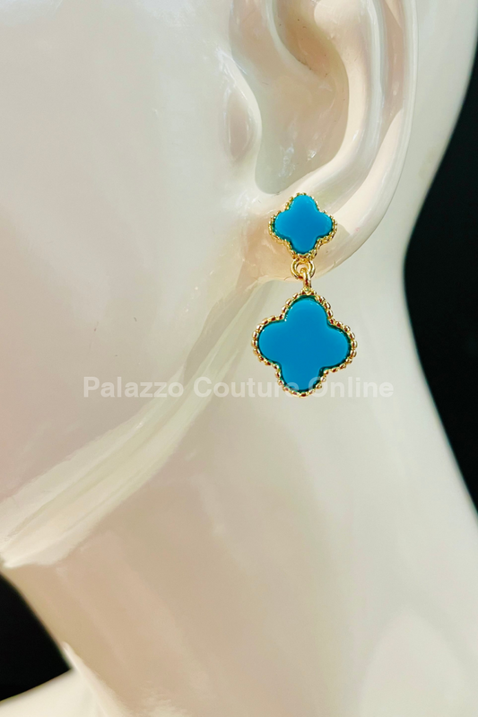 Belive Me Earrings (Turquoise) One Size / Turquoise Gold
