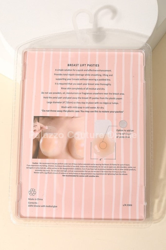 Lift & Hold Reusable Silicone Breast Pasties Gel