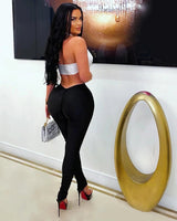 Wide Leg Jumpsuit Black - High Style Jumpsuit | Women's