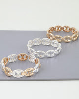 Polished Mariner Link Chain Bracelet