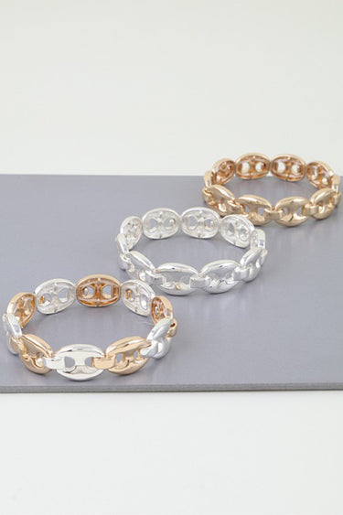 Polished Mariner Link Chain Bracelet