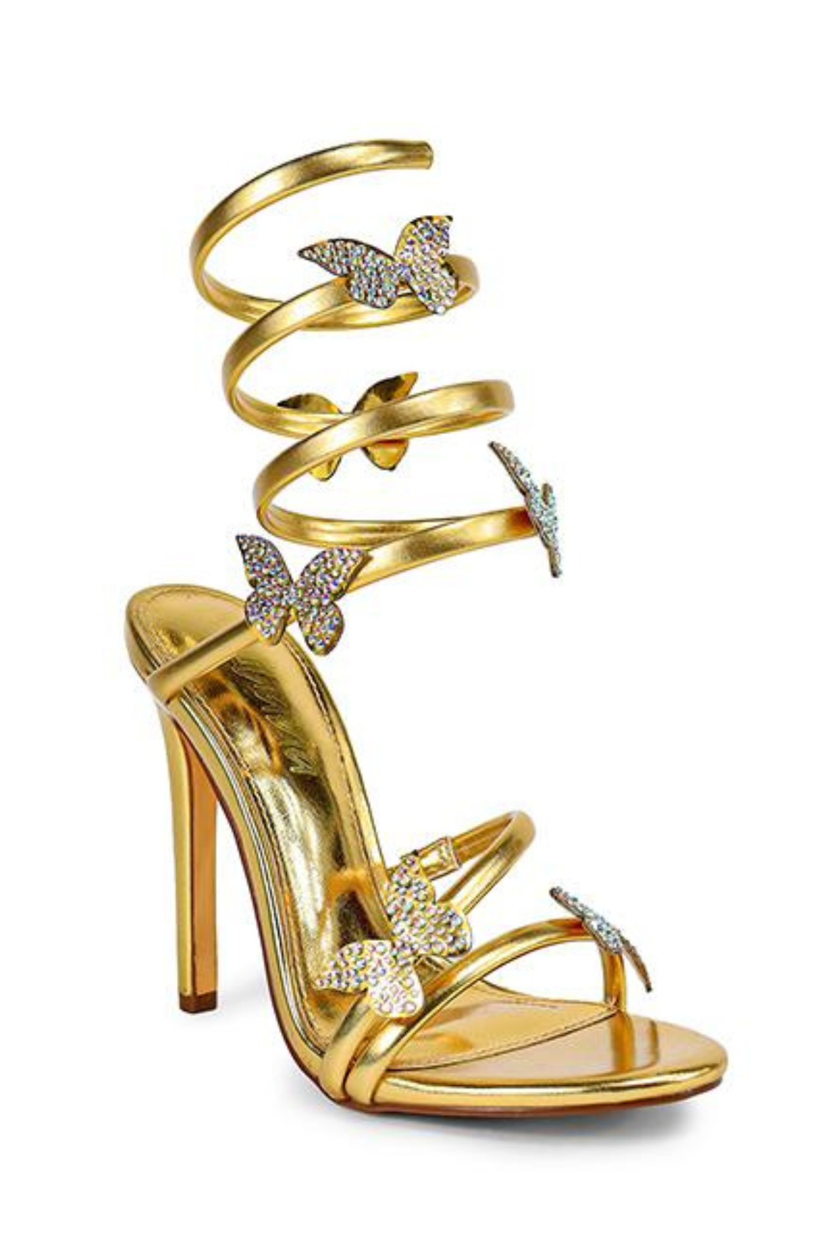 Butterfly Enchantment Gladiator Sandals (Gold)