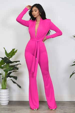 All Yours Jumpsuit Pink