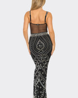 White Floral Sequin Gown – Enchanted Blossom Maxi | Maxi Dress
