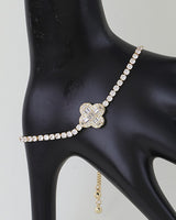 Cubic Zirconia Crystal Adjustable Bracelet