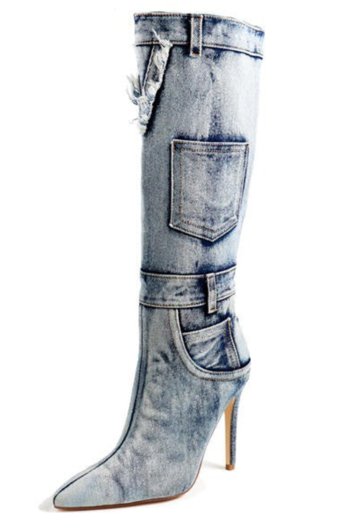 denim boots online