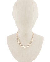 Statement crystal jewelry set featuring choker necklace and coordinating earrings