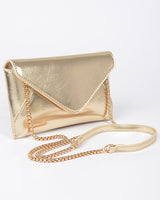 Sleek Enamel Envelope Clutch - Black - Palazzo Couture Online