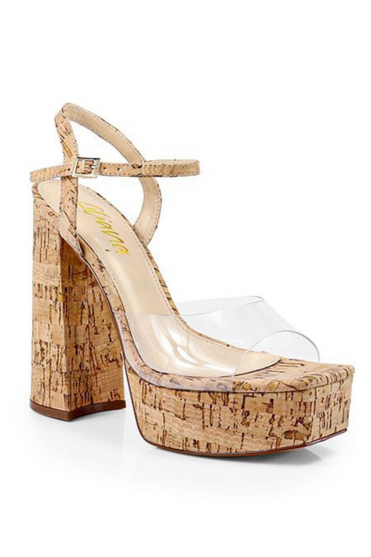 Retro Style Wedges (Clear )