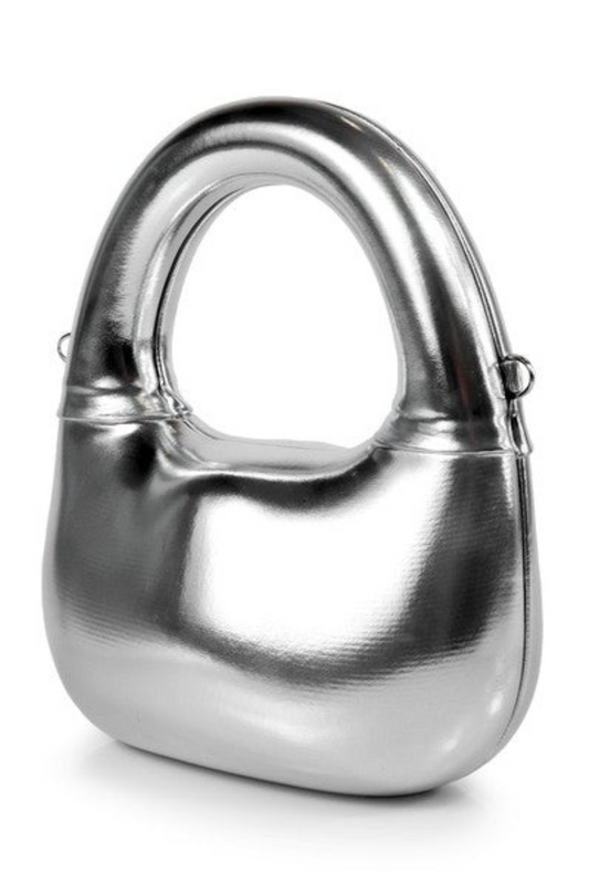 Modern Gleam Handbag (Silver)