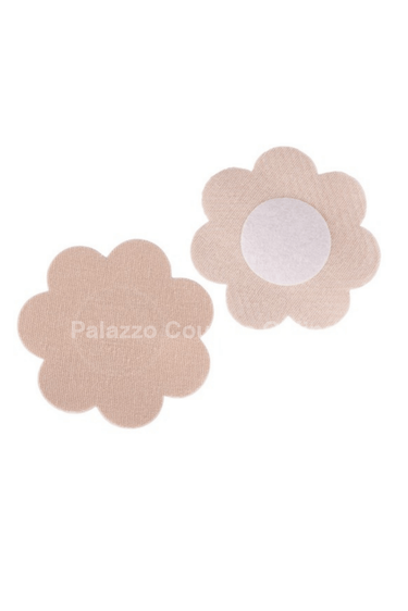 3 Pairs Breast Petal Pasties Nude, Dark Nude and Black - Palazzo Couture Online