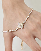 Cubic Zirconia Crystal Adjustable Bracelet