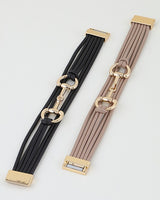 Polished Toggle Wrap Rope Bracelet | Palazzo Couture