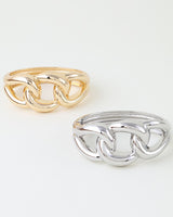 Chunky Polished Curb Chain Cuff Bracelet