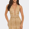 Nude Glam Luxe Mini Dress Nude | Women's Mini Dress
