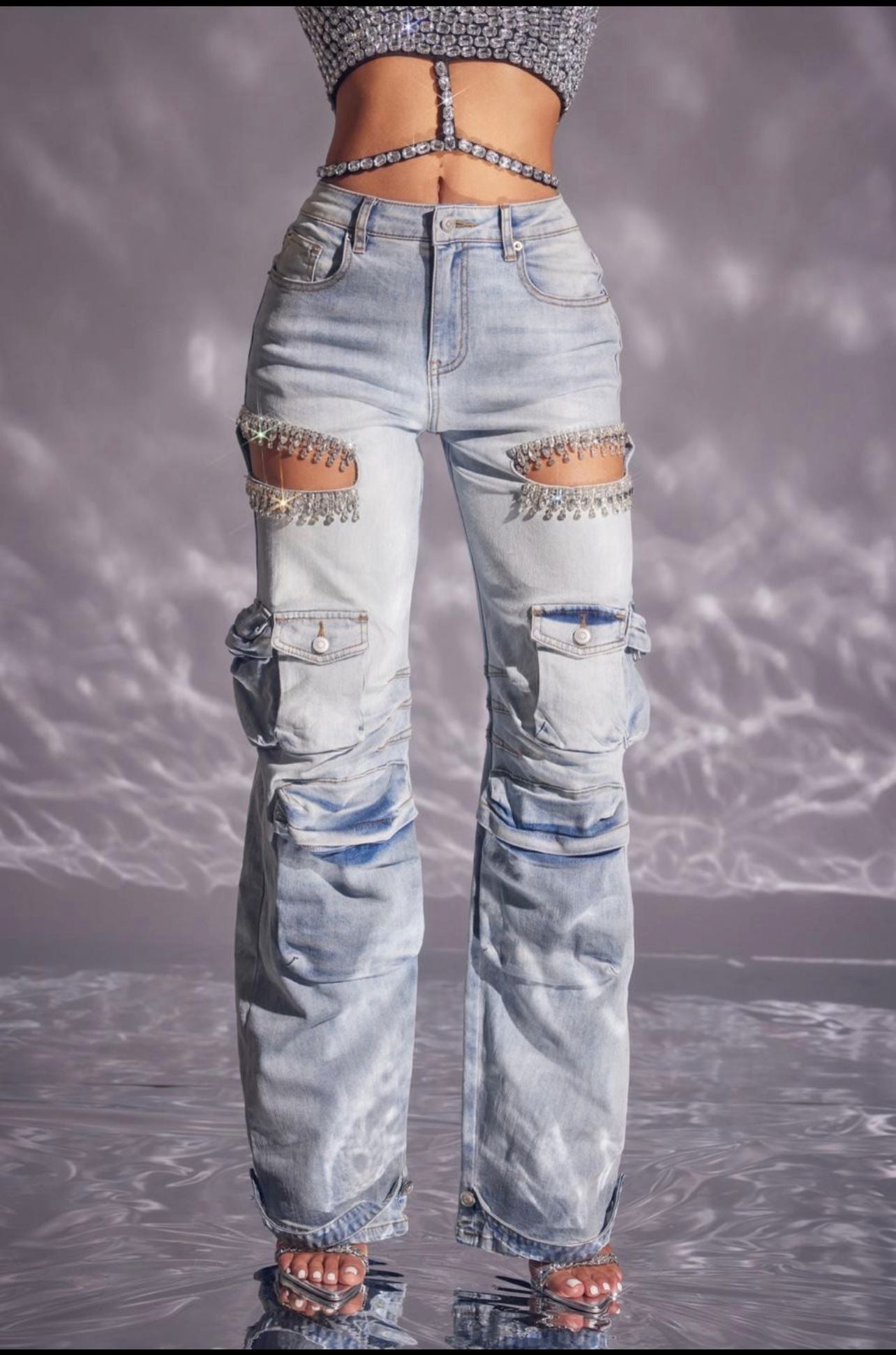 Casual Glam Denim Jeans