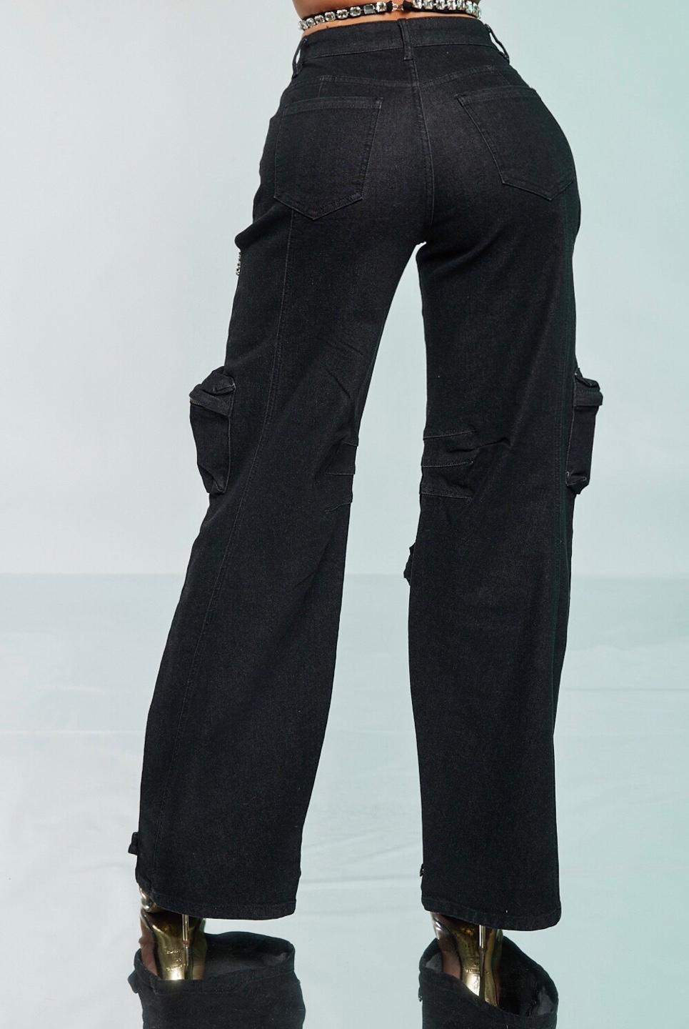 Casual Glam Jeans (Black)