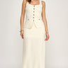 Parisian Pleat Elegance 2-Piece Skirt Set - Natura | Skirt Set