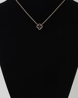 Black Clover Pendant Stainless Steel Necklace