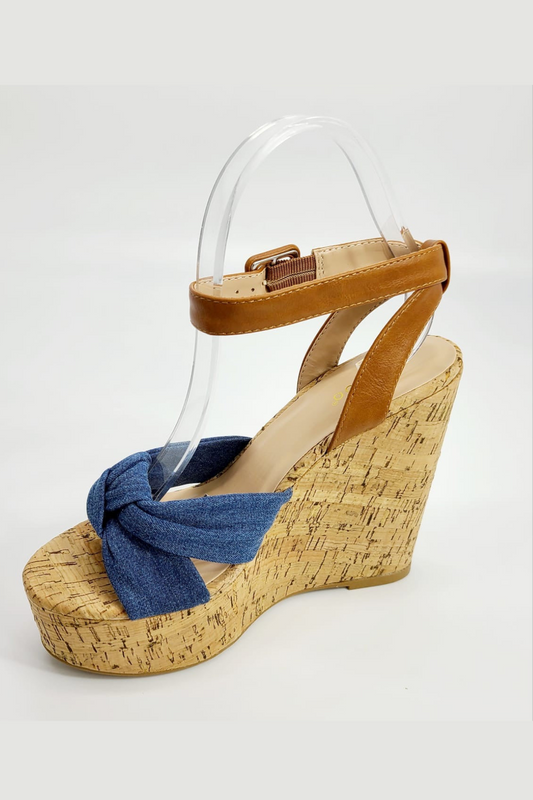 In the mood for love Wedges (Denim)