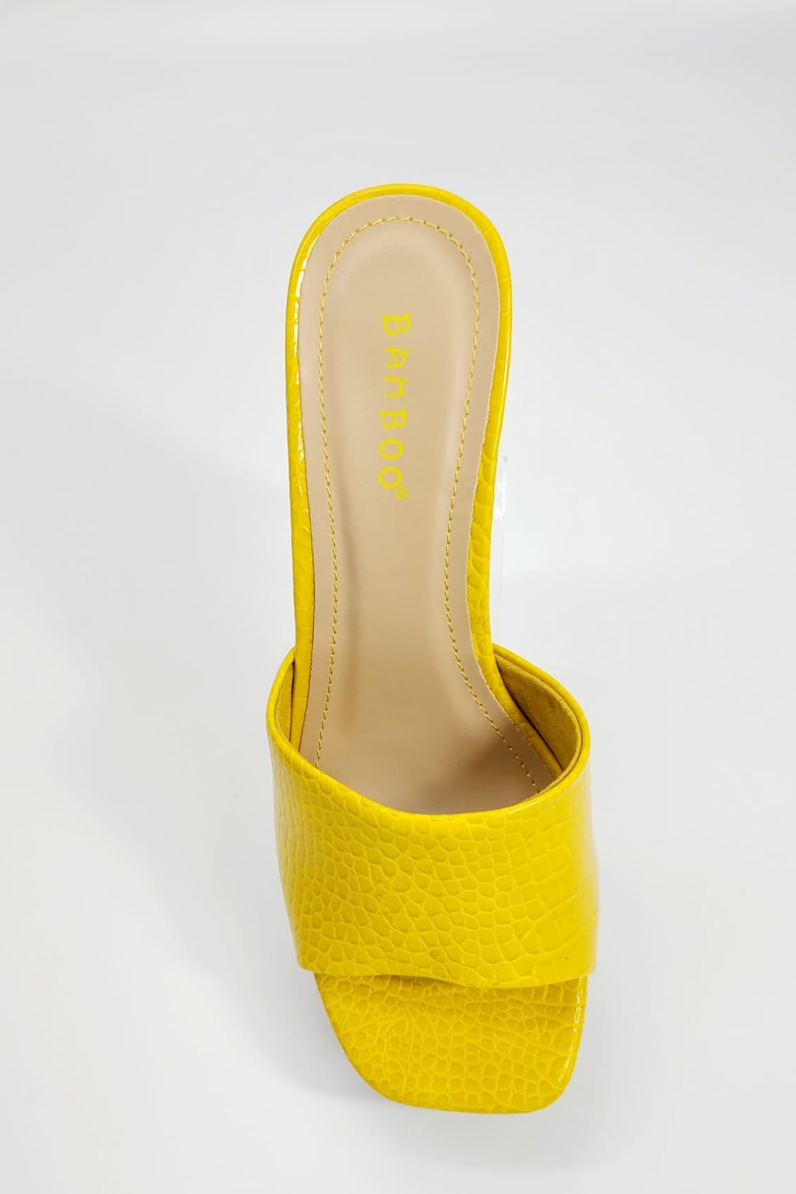 Dolce Vita Platform Heels Slide Sandals (Yellow)