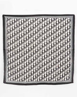 Signature Print Luxe Bandana - Navy Square Scarf