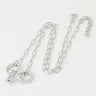 Polished Horsebit Paperclip Chain Necklace
