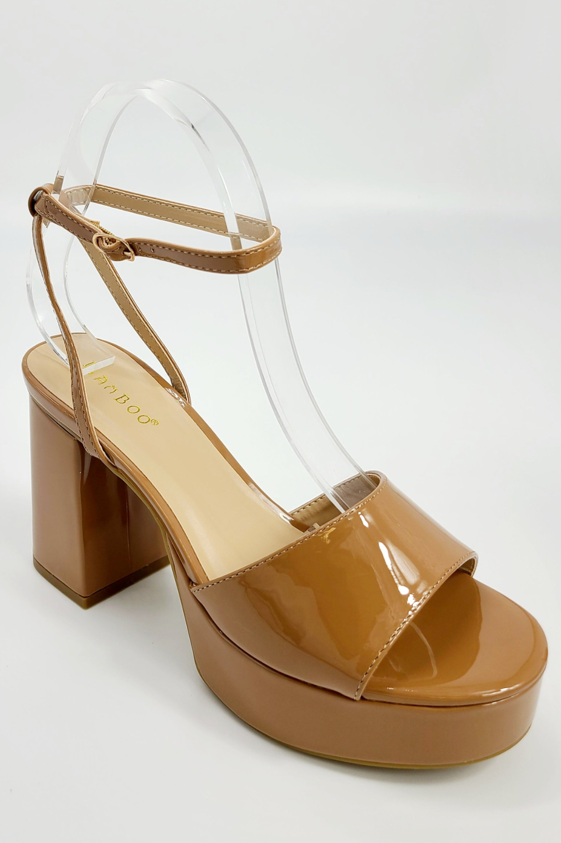 Britney Chunky Heels (Tan)