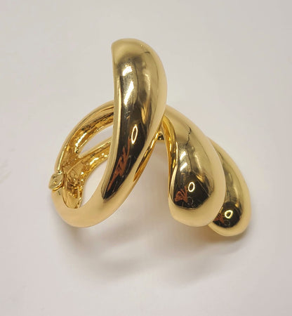 Bauhaus Cuff Bangle (Gold)