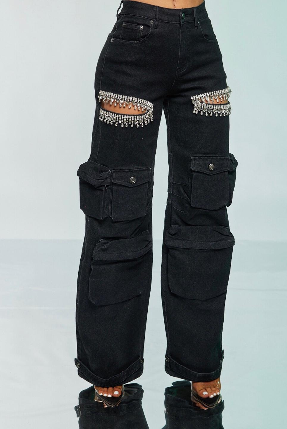 Casual Glam Jeans (Black)