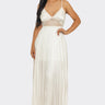 Romance In Paris Maxi Dress (White) - Palazzo Couture Online