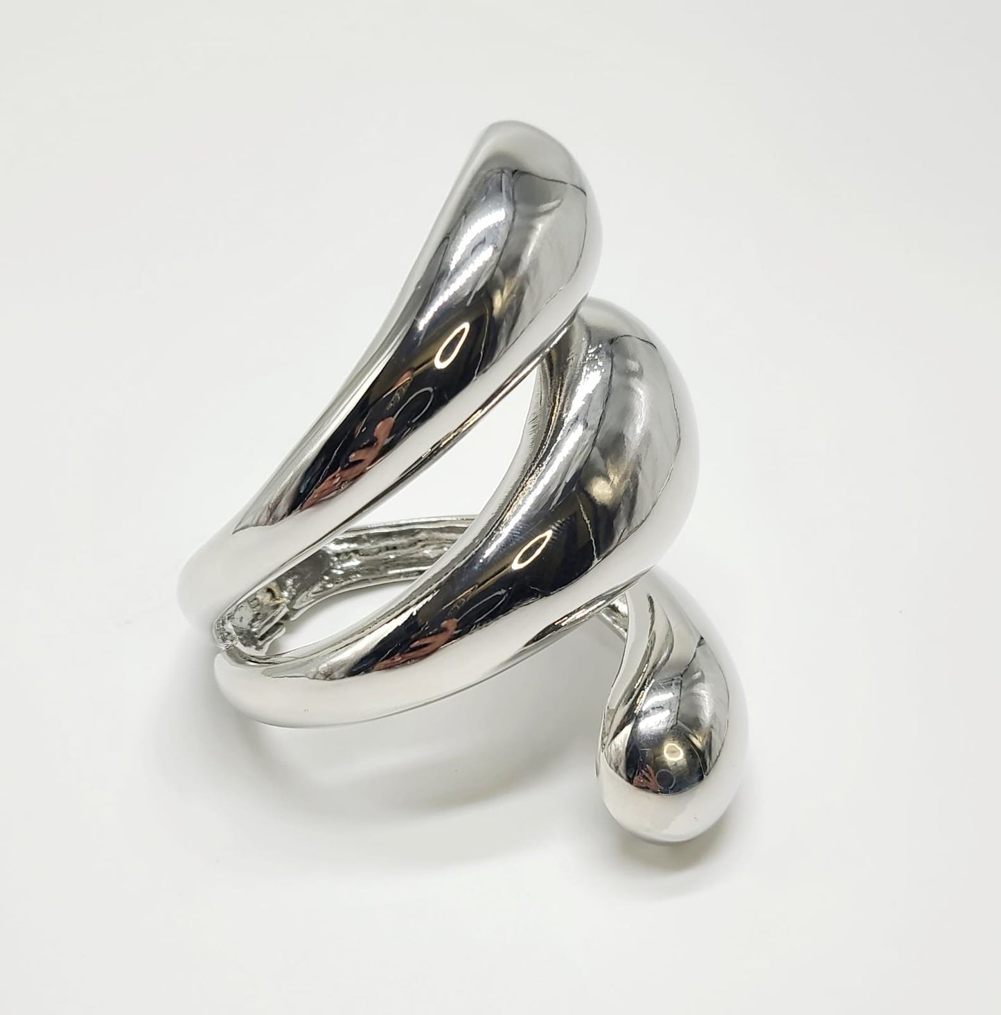 Bauhaus Cuff Bangle (Silver)