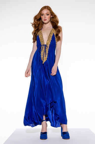 Private Oasis Maxi Dress (Royal Blue) | Women's Maxi Dress