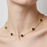 Minimal Clover Charm Chain Necklace