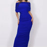 Enchanted Allure Ruched Off-Shoulder Maxi Dress - Li | Maxi Dress