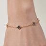 Minimal Clover Charm Chain Necklace