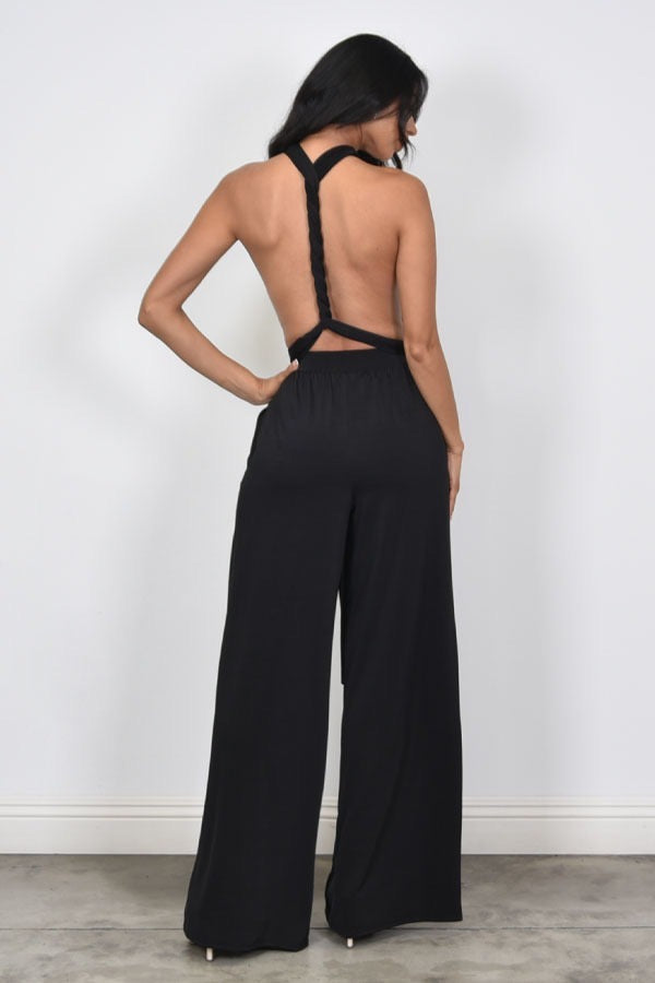 Chic Convertible Self Tie Jumpsuit (Fuchsia)