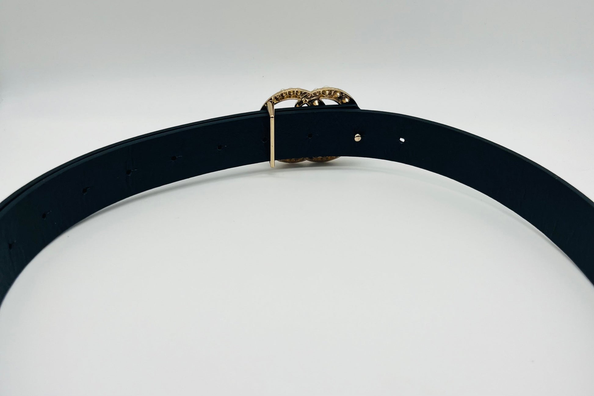 Katy Pearls Belt (Black)