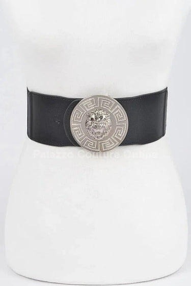 Regal Lion Medallion Elastic Waist Belt (Plus Size)