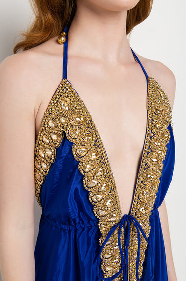 Private Oasis Maxi Dress (Royal Blue) | Women's Maxi Dress