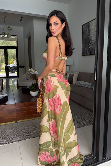 Summer Skirt Set - Rainbow Multi | Women's Two Piece Skirt Set