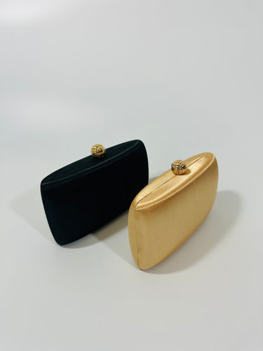 Luxe Gala Black Evening Clutch