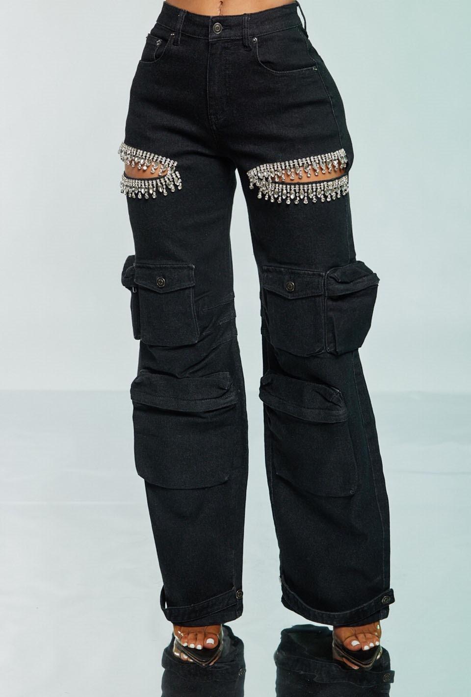 Casual Glam Jeans (Black)