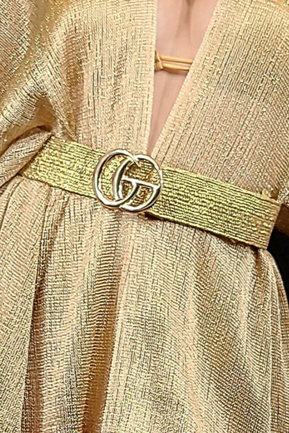 Golden Wave Belt Gold