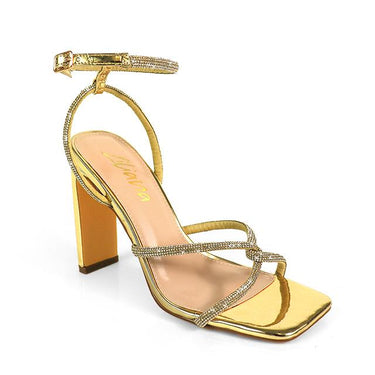 Mayan Luxe Heels Gold