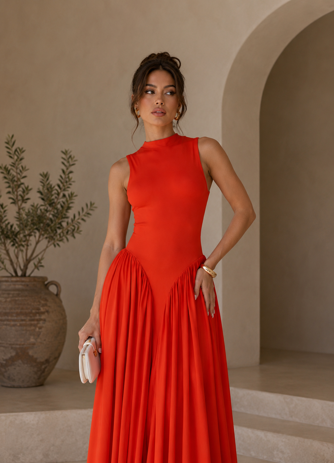 jealous tomato maxi dress Sculpted Flow Maxi Dress