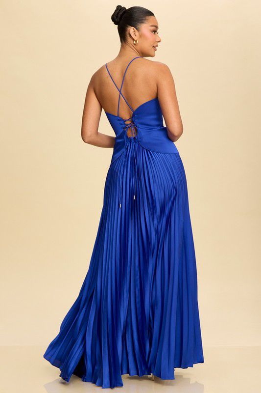 Unforgettable Moments Maxi Dress (Royal Blue)