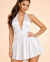 Blossom Lace Corset Mini Dress - White | Women's Mini Dress