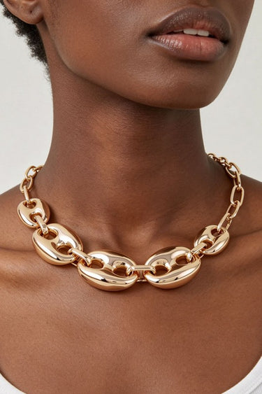 Polished Mariner Statement Necklace